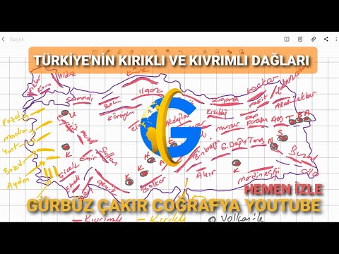 TÜRKİYE’NİN KIRIKLI VE KIVRIMLI DAĞLARI