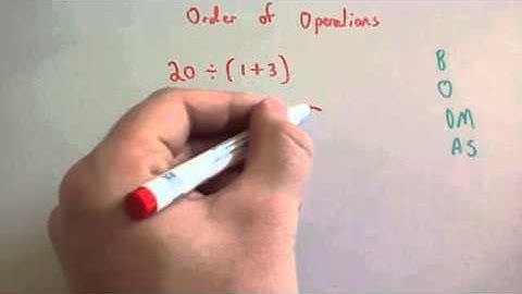 Order of Operations - Corbettmaths