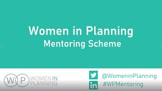 Women in Planning Mentoring Scheme