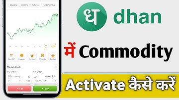 Dhan App Me Commodity Activate Kaise Kare, Dhan App Commodity Activate