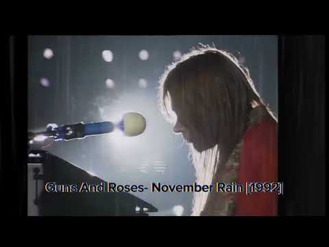 видео: Guns and Roses- November rain [1992]
