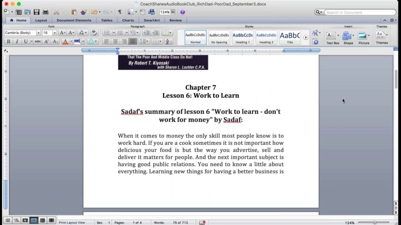 abc audio book club rich dad poor dad lesson 6 and overcoming rich dad poor dad charts