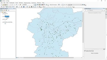 FINDING SHORTEST ROUTE USING NETWORK ANALYST || ARCGIS 10.4