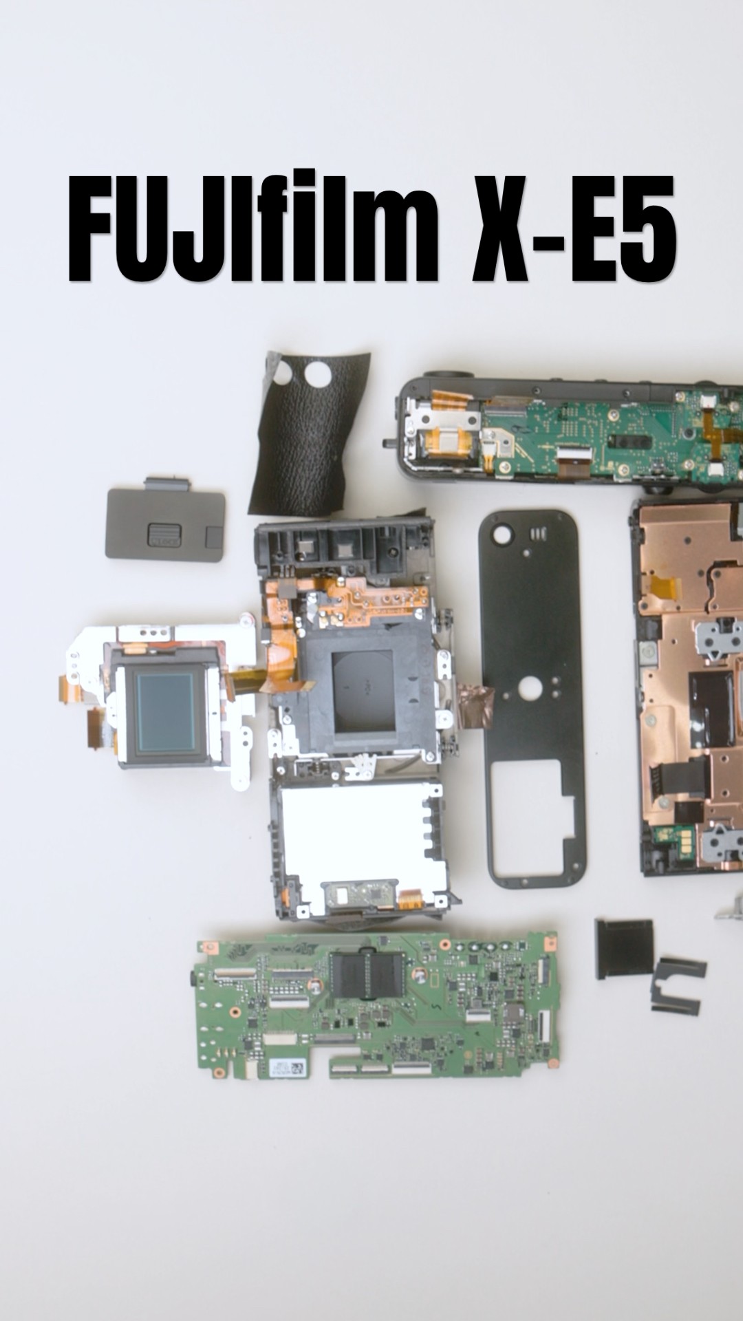 What's INSIDE A FUJIFilm X-E5 #fuji - YouTube