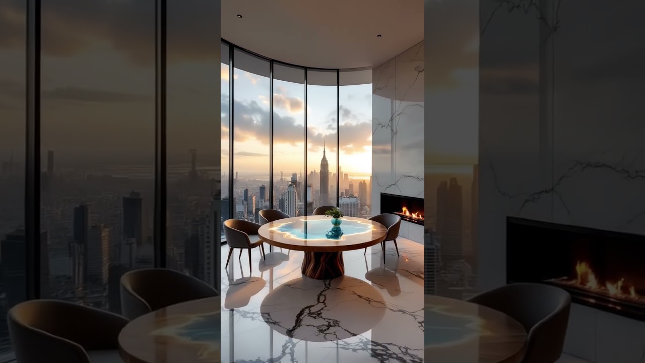 Luxury City View Apartment 🏙️ | Ambient Music for Deep Focus & Flow