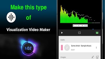 How To Make Visualization Video Maker For Youtube ! audio visualizer on android
