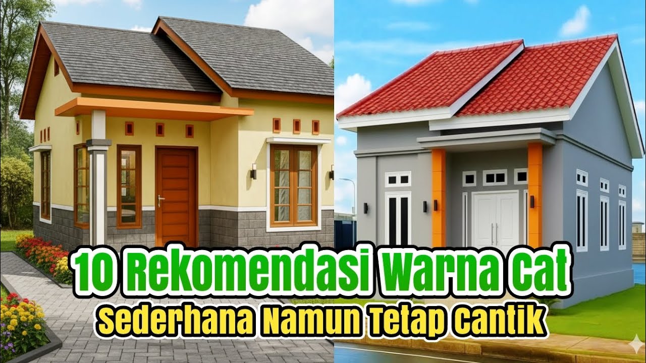 10 Warna Cat Rumah Minimalis Sederhana Namun Tetap Cantik 