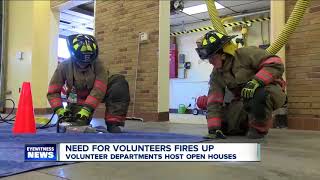 Volunteer fire open houses