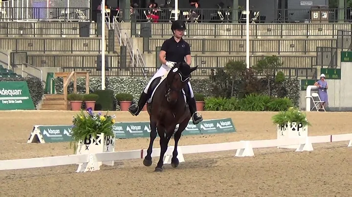 Lillian Simons & Willoughby NAJYRC Dressage 2015