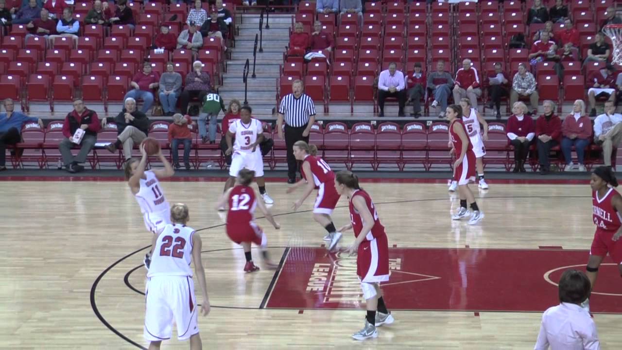 coyotes don edwards South Dakota vs. Cornell WBB Highlights