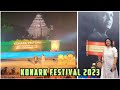 Konark festival 2023 with beautiful sand art