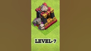 Dark Barracks Level- 1 to Level- 9(Max) | Home Village | Clash of Clans | #Shorts