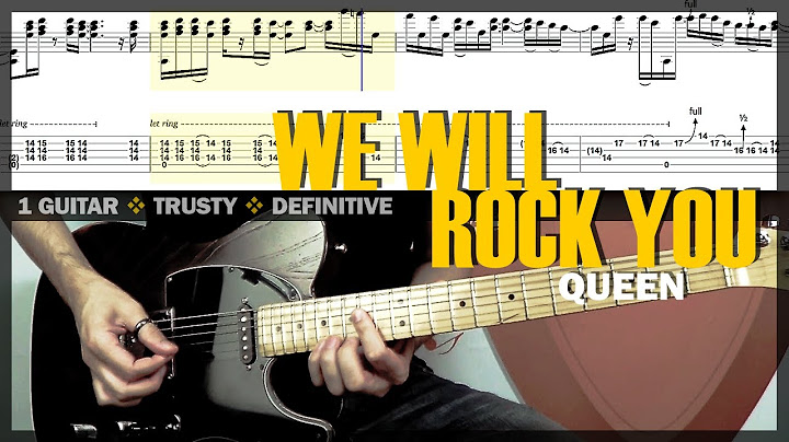 We Will Rock You Guitar version - Guitar performance video thumbnail