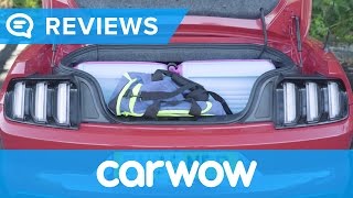 Ford Mustang Cabriolet 2017 practicality review | Mat Watson Reviews screenshot 5