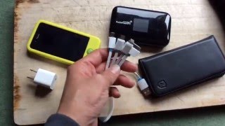 スマホ USB充電マルチケーブル一本4役iPhoneも充電できちゃった
