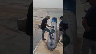 MUT1222 electromagnetic flowmeter with MC406 converter on flood-control reservoirs