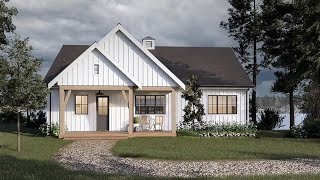 Modern Farmhouse Plan #133-198