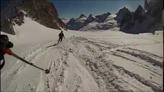 Skiing the Vallée Blanche - Chamonix-Mont-Blanc January 2013