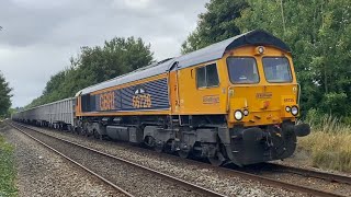 North Wales Coast Penmaenmawr Quarry Double Take & WAG Action. 66726. 67012. 67008. 23rd August 2022