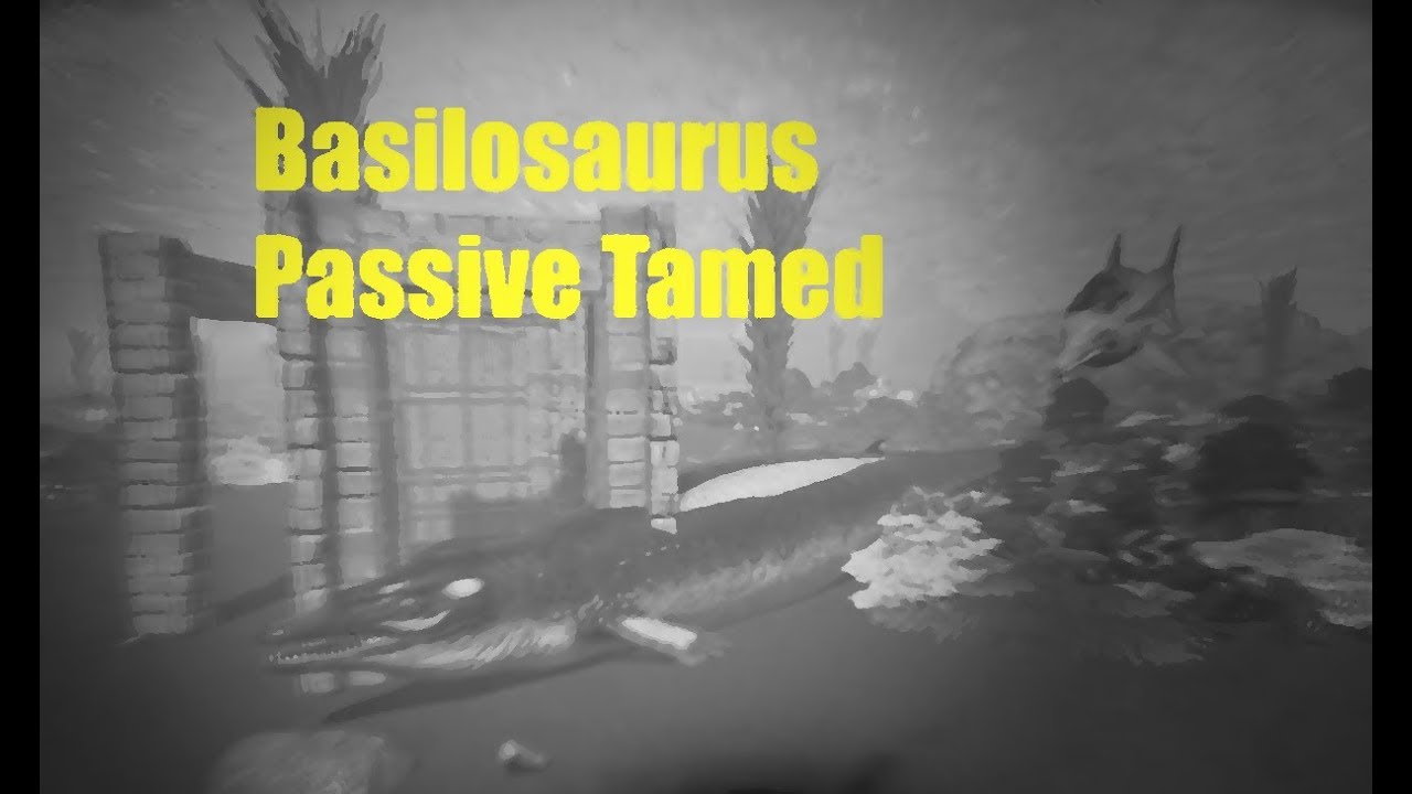 Basilosaurus Passive Taming (Murdering my tames to tame) YouTube