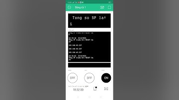 Điều khiển bằng ứng dụng Blynk