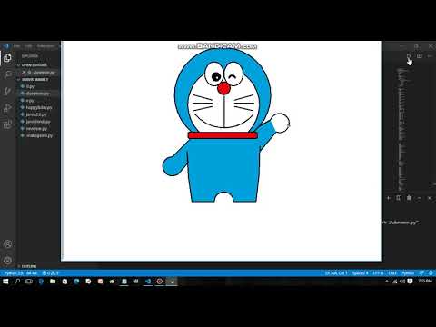 How to make Doremon in python