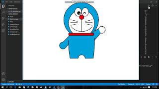 How to make Doremon in python