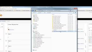 Zipped files drag and drop - Moodle 2