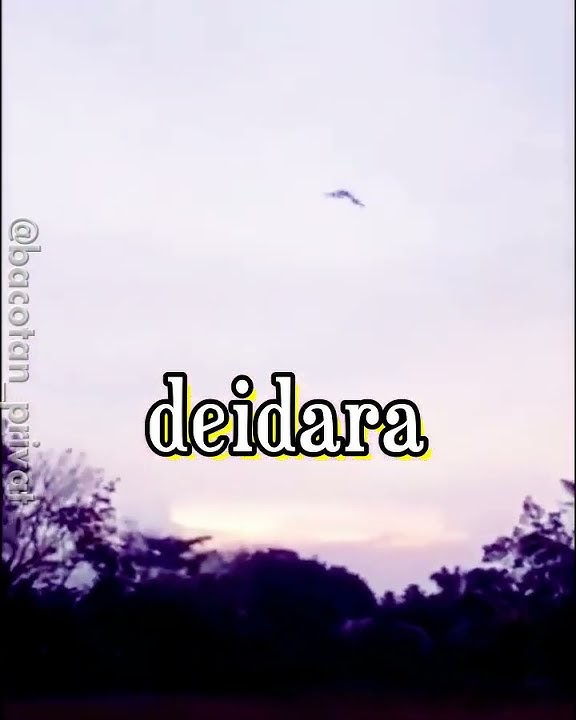 STORY WA KEREN DEIDARA DI DUNIA NYATA