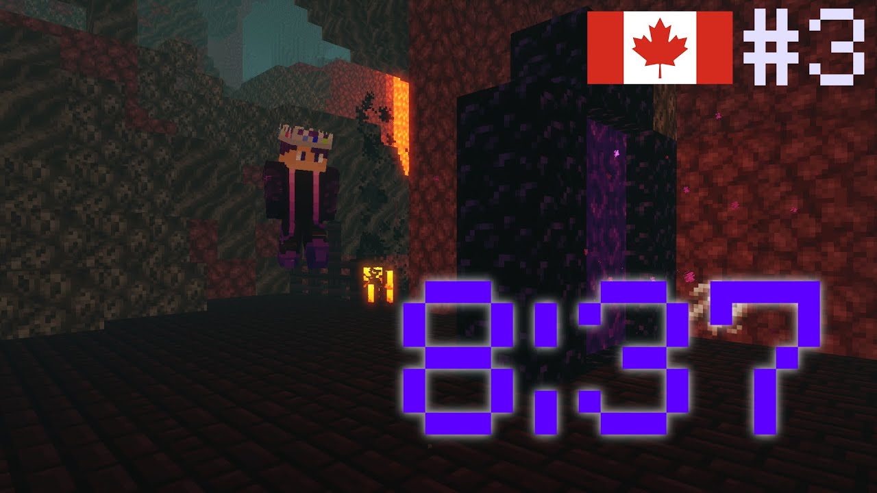 Minecraft beaten in 8:37 [pb] - YouTube