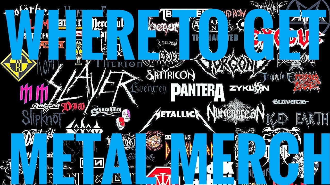 Where to get metal merch