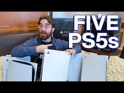 Five PS5s