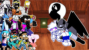 FNF - Ready Or Not But All Pibby Characters Sings It 🎤 (Every Turn a Different Character Sings)