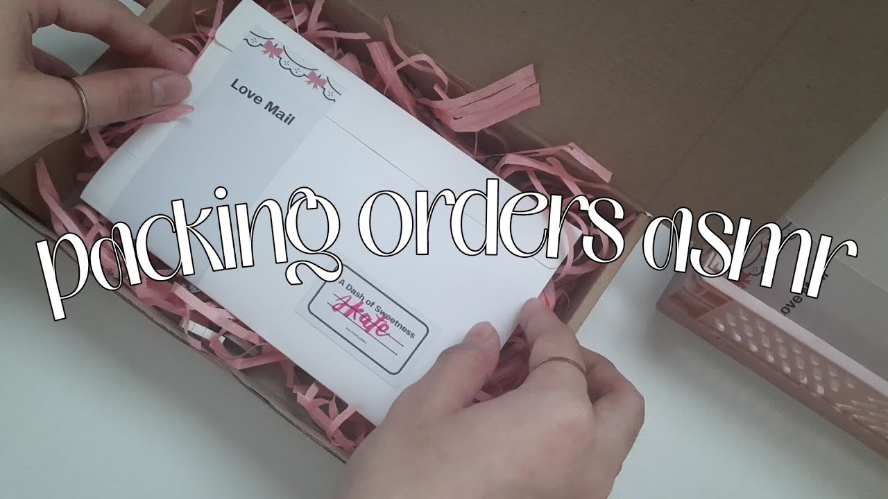 💌 Packing Orders ASMR 💌 | March orders | in real-time paper noises, no talking, no music