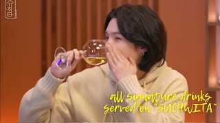 what were some signature drinks guests had on suga's suchwita show? #marchisyoongimonth #MinMarch