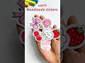 DIY Handmade Sticker At Home How To Make Stickers Diy Handmade Love 