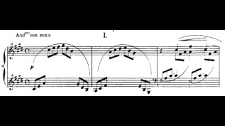 Claude Debussy, Arabesque No. 1, Piano and Music Score