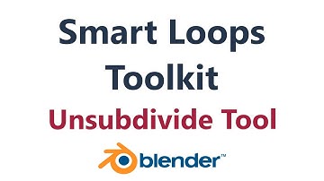 Smart Loops Toolkit - Unsubdivide Loops Tool
