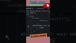 🧠Mini Quiz App Project using JS classes ||⚡🔥 || #frontend course #javascript #development #coding