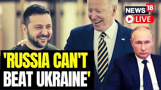 Joe Biden Says Russia Will Never Defeat Ukraine After Kremlin Suspends Nuclear Treaty | News18 LIVE