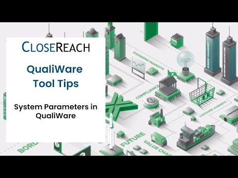 System Parameters in QualiWare