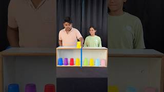 Colour Matching Cup Challenge #challenge #shorts