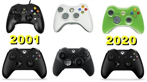 Evolution of All Xbox Controller 2001-2020
