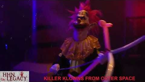 HHN 28 | Killer Klowns From Outer Space Scare Zone Walk Through