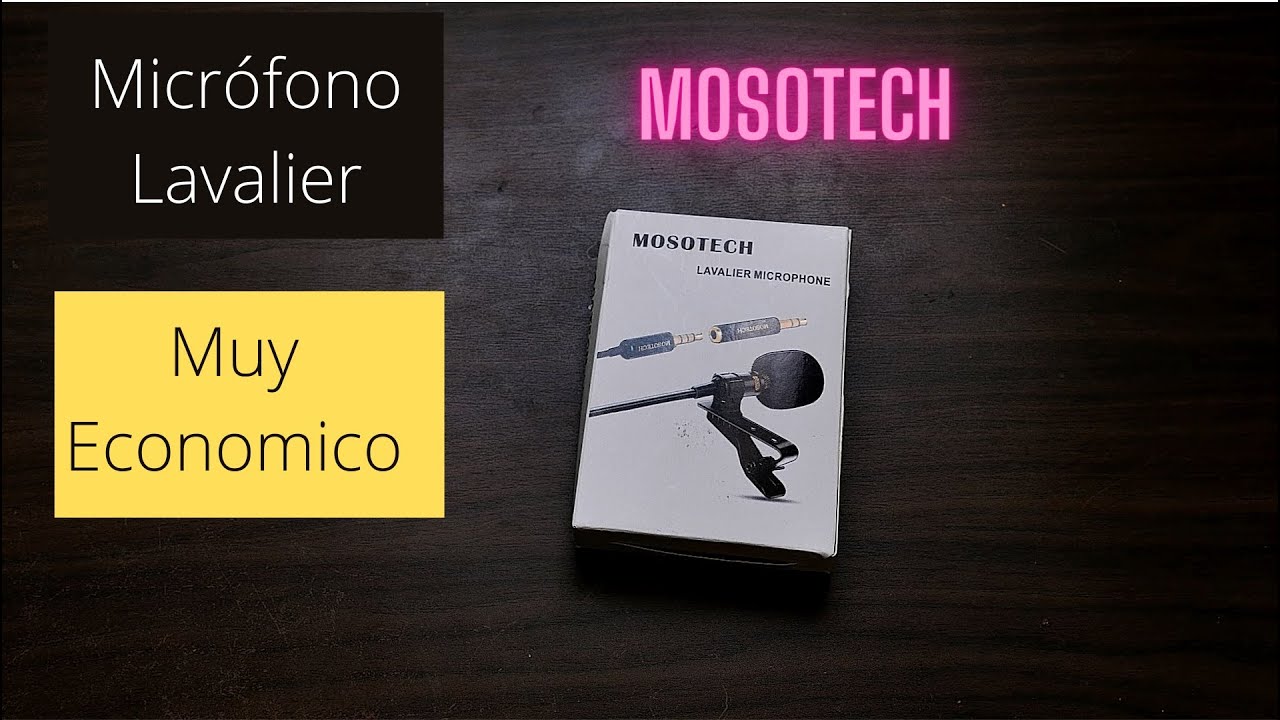 Mosotech  Micrófono Lavalier revision de producto