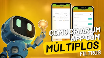 Como criar um App com múltiplos filtros (Filtro com datas e status) no FlutterFlow.