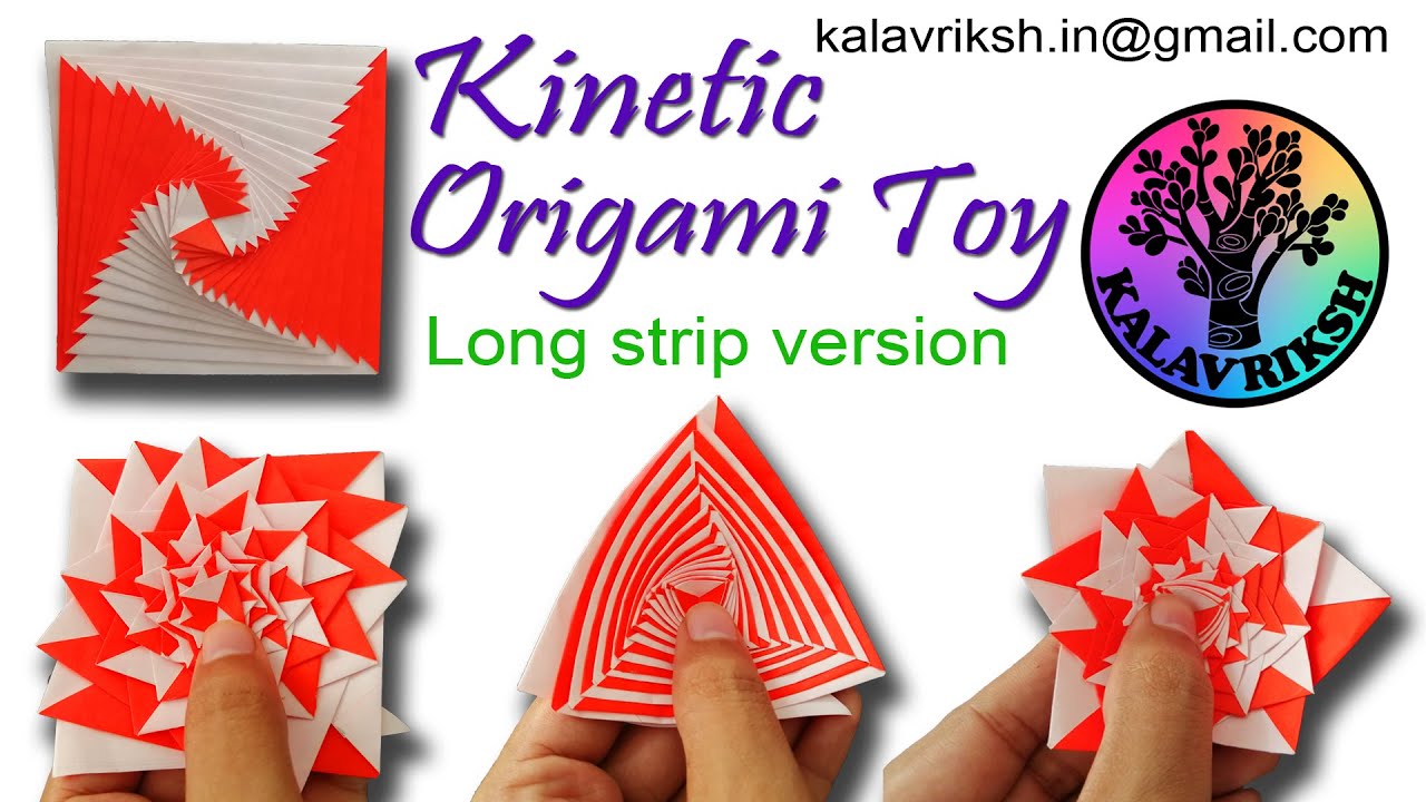 Origami Paper Toy Kinetic Origami Antistress Youtube