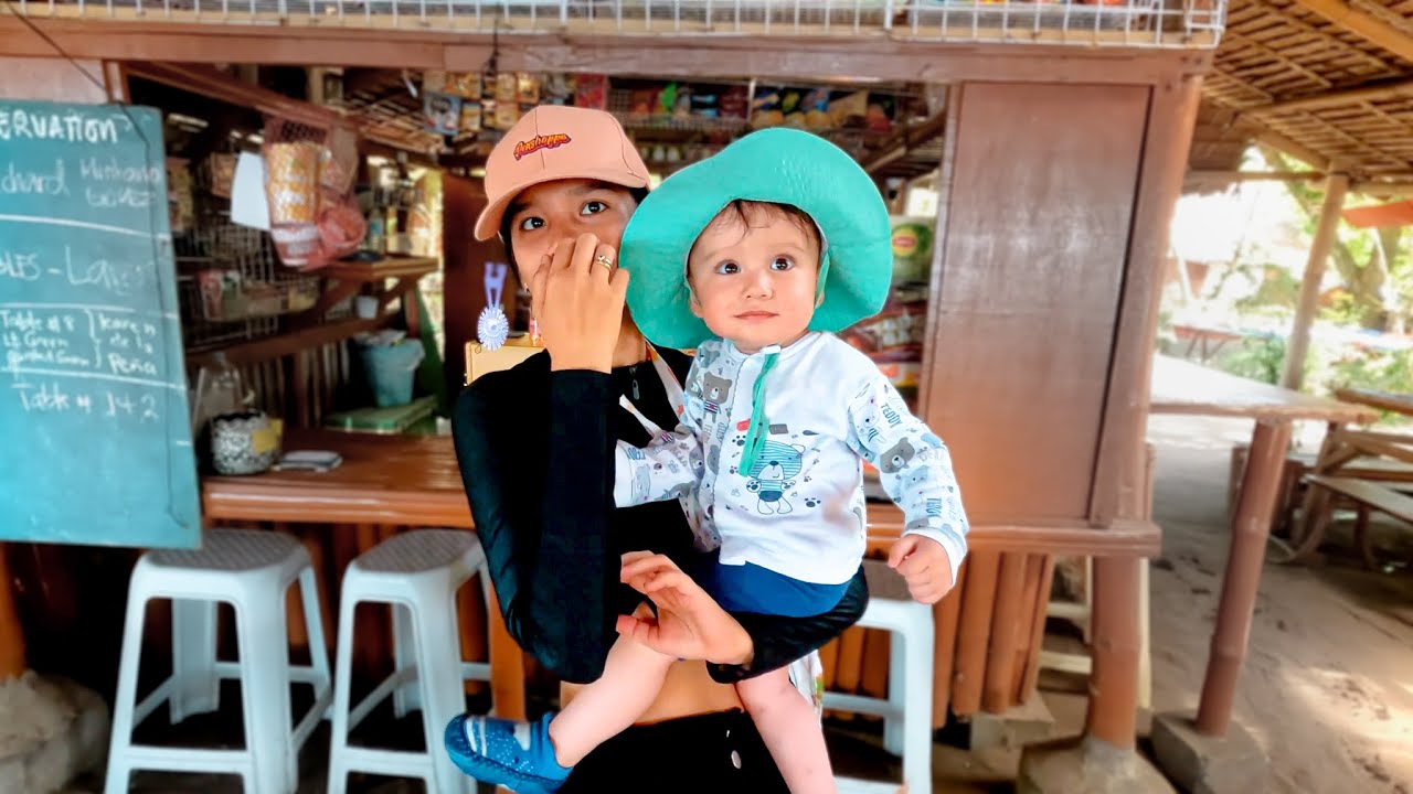 Встречаем родственников и друзей Найви, купаем Юрчика в море и пробуем филиппинскую еду