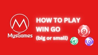 How to play Win Go (big or small) #MYSGAME screenshot 4