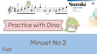 Minuet No 2 by Bach - Suzuki violin method vol 01